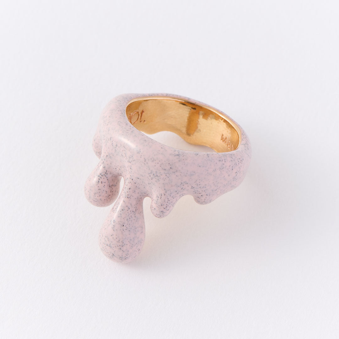 Melt Ring (Strawberry Chocolate)【Japan Jewelry】