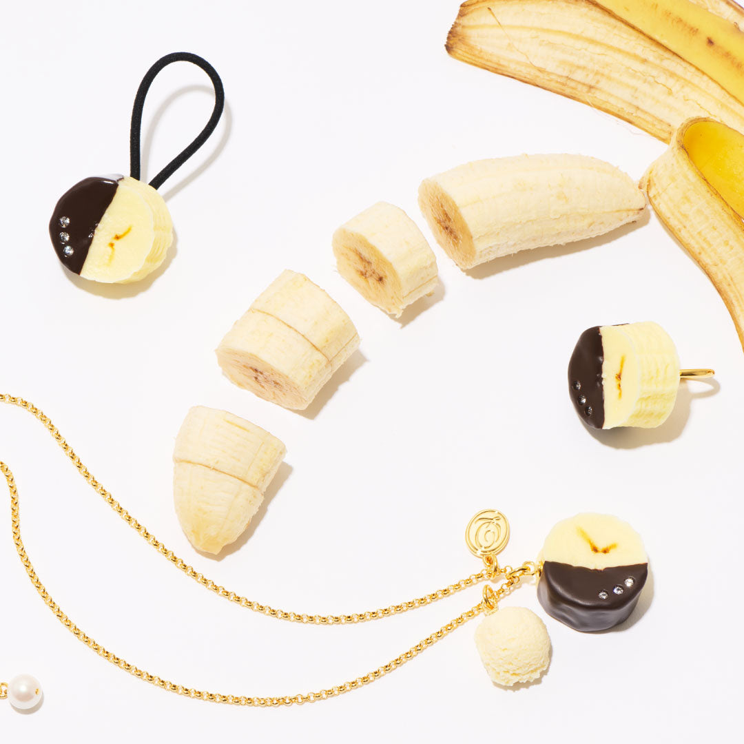 Chocolate Covered Banana Necklace【Japan Jewelry】