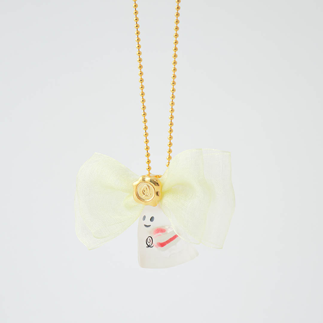 Organdy Ribbon Charm (Light Yellow)【Japan Jewelry】