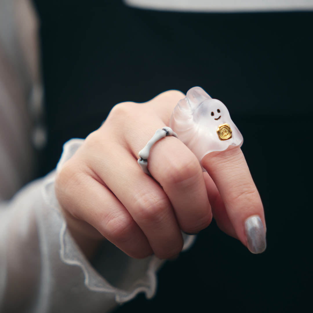 Trick Ghost Sheets Ring【Japan Jewelry】 – Japan Jewelry Brand Q