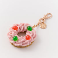 Drained Cherry Cake Bag Charm (Strawberry)【Japan Jewelry】