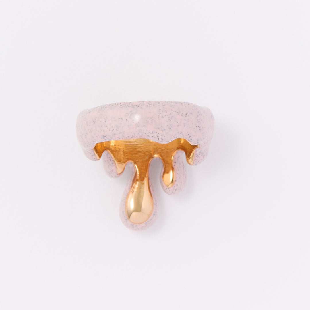 Melt Ring (Strawberry Chocolate)【Japan Jewelry】