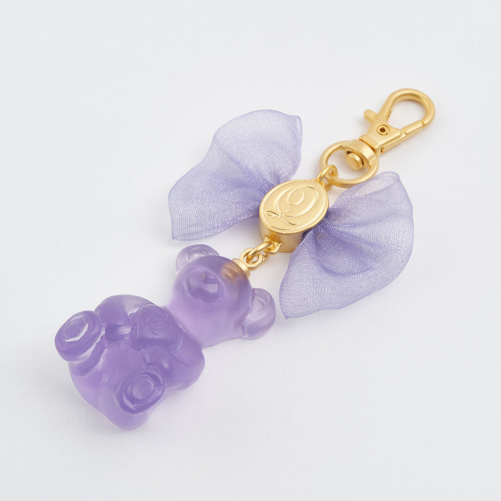 Teddy Bear Gummy Bag Charm (Grape)【Japan Jewelry】