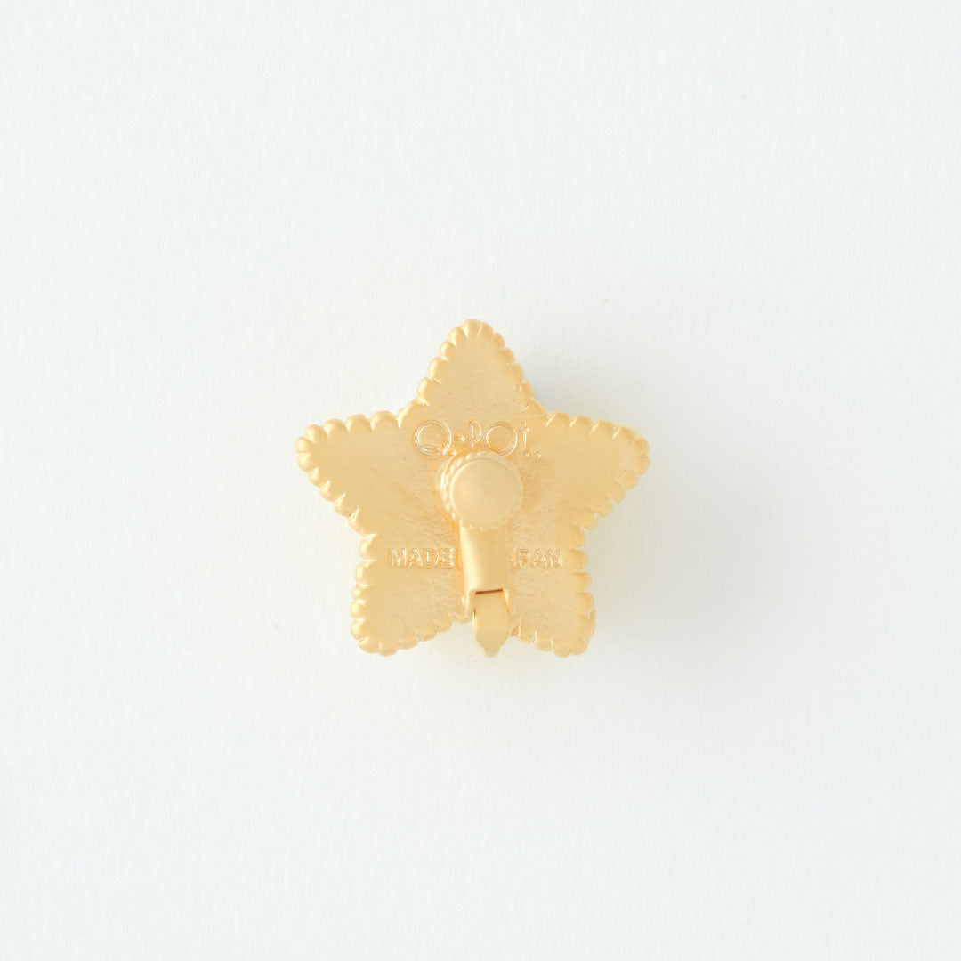 Étoile Chocolat Clip-On Earring (Light Yellow / 1 Piece)【Japan Jewelry】