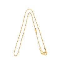 Tooth Ball Chain Necklace (40cm)【Japan Jewelry】