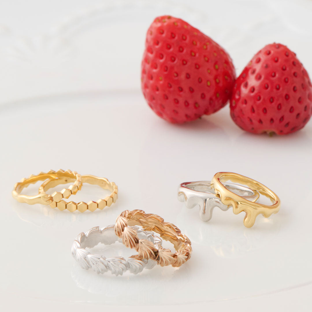 【18K Gold / Order Jewelry】Melt Ring