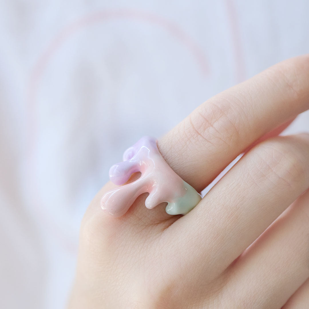 Melt Ring (Cotton Candy)【Japan Jewelry】