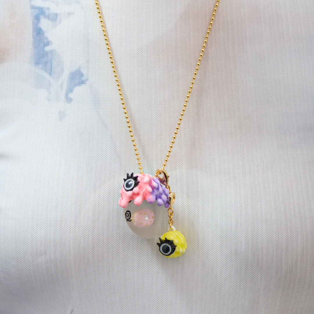 Sunny Yellow Melty Monster Charm【Japan Jewelry】