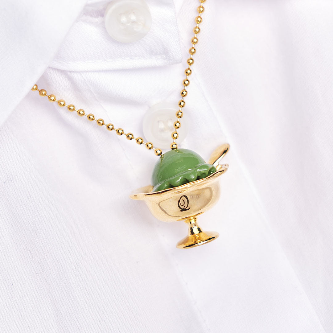 Sundae Cup Charm (Gold)【Japan Jewelry】