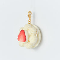 Whipped Cream & Strawberry Macaron Charm【Japan Jewelry】