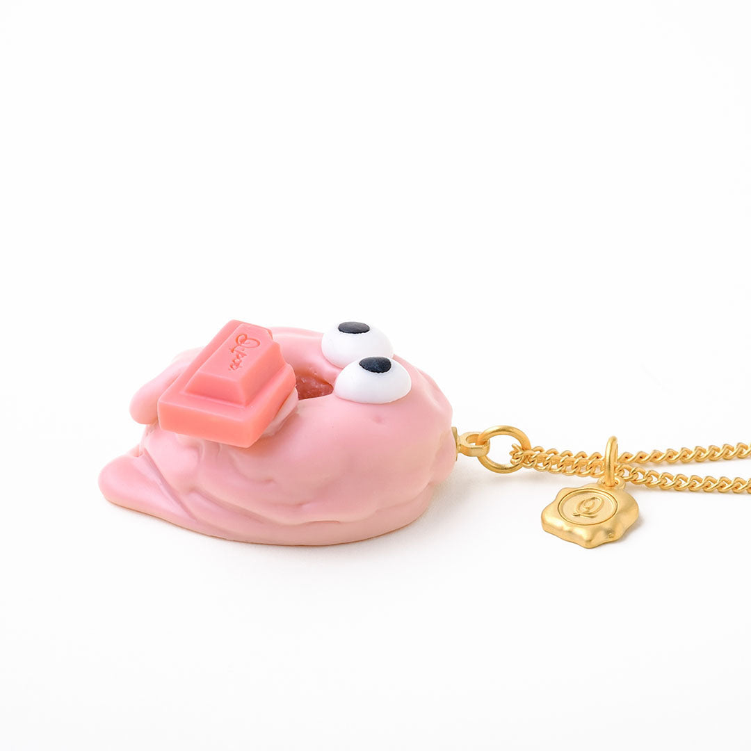 Strawberry Melty Monster Doughnut Necklace【Japan Jewelry】