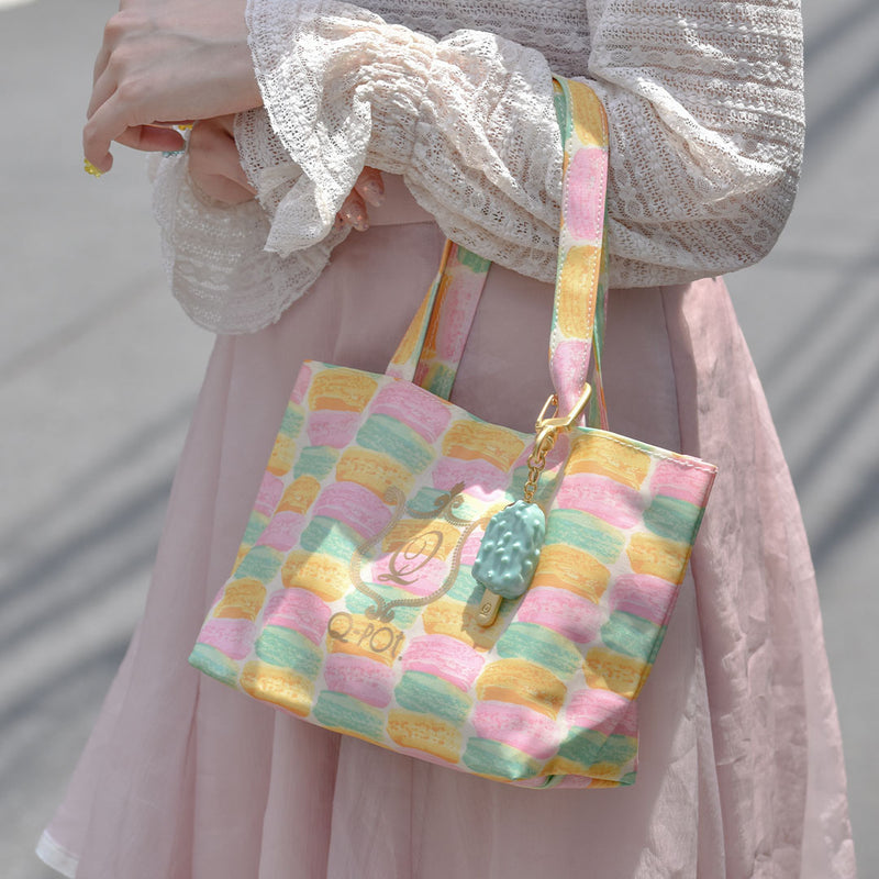 Macaron Lunch Tote Bag【Japan Jewelry】