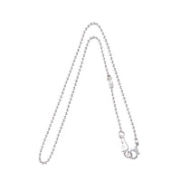 Tooth Ball Chain Necklace (40cm)【Japan Jewelry】
