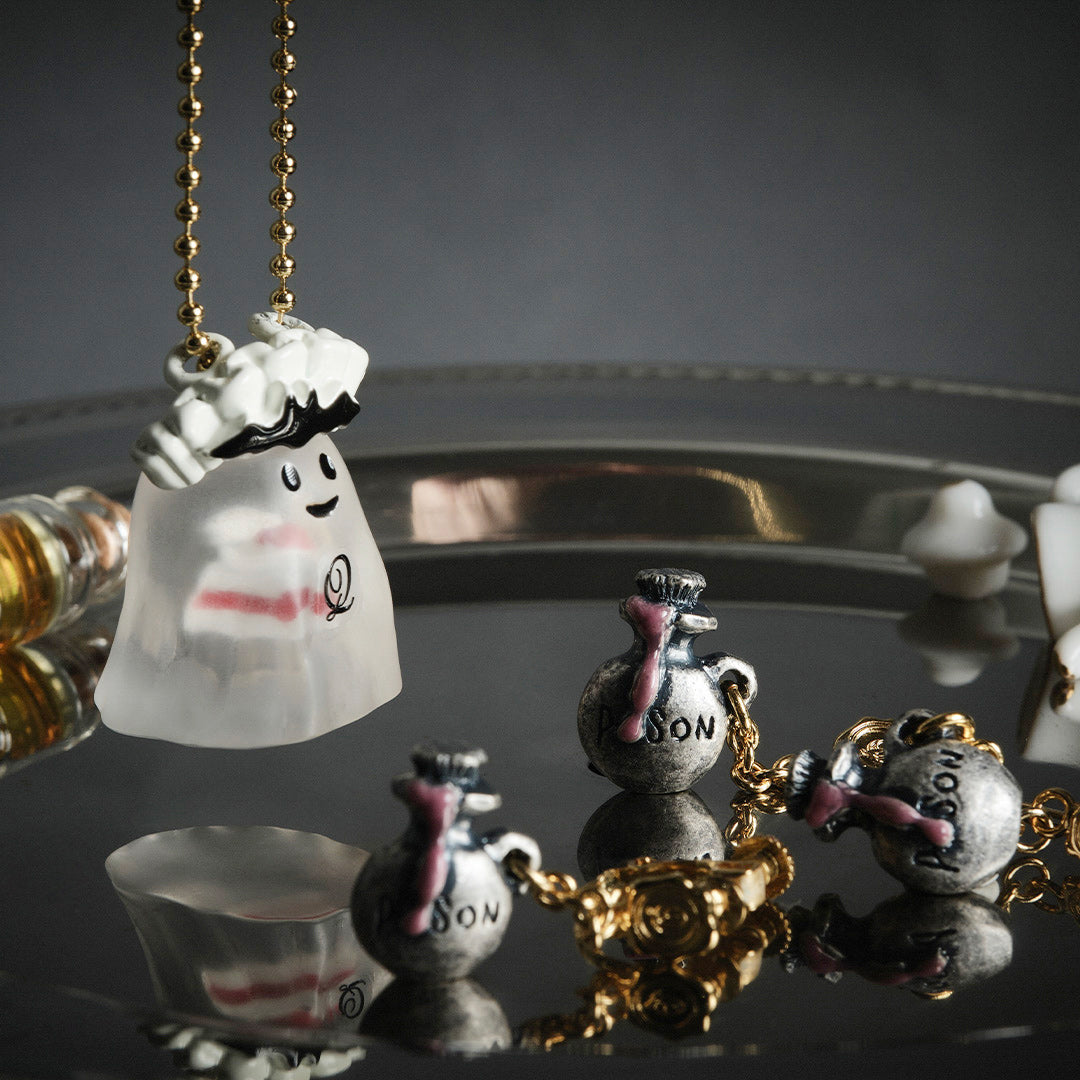 【Special Package】Maid Petit Trick Ghost Sheets Necklace Set (Cake)【Japan Jewelry】