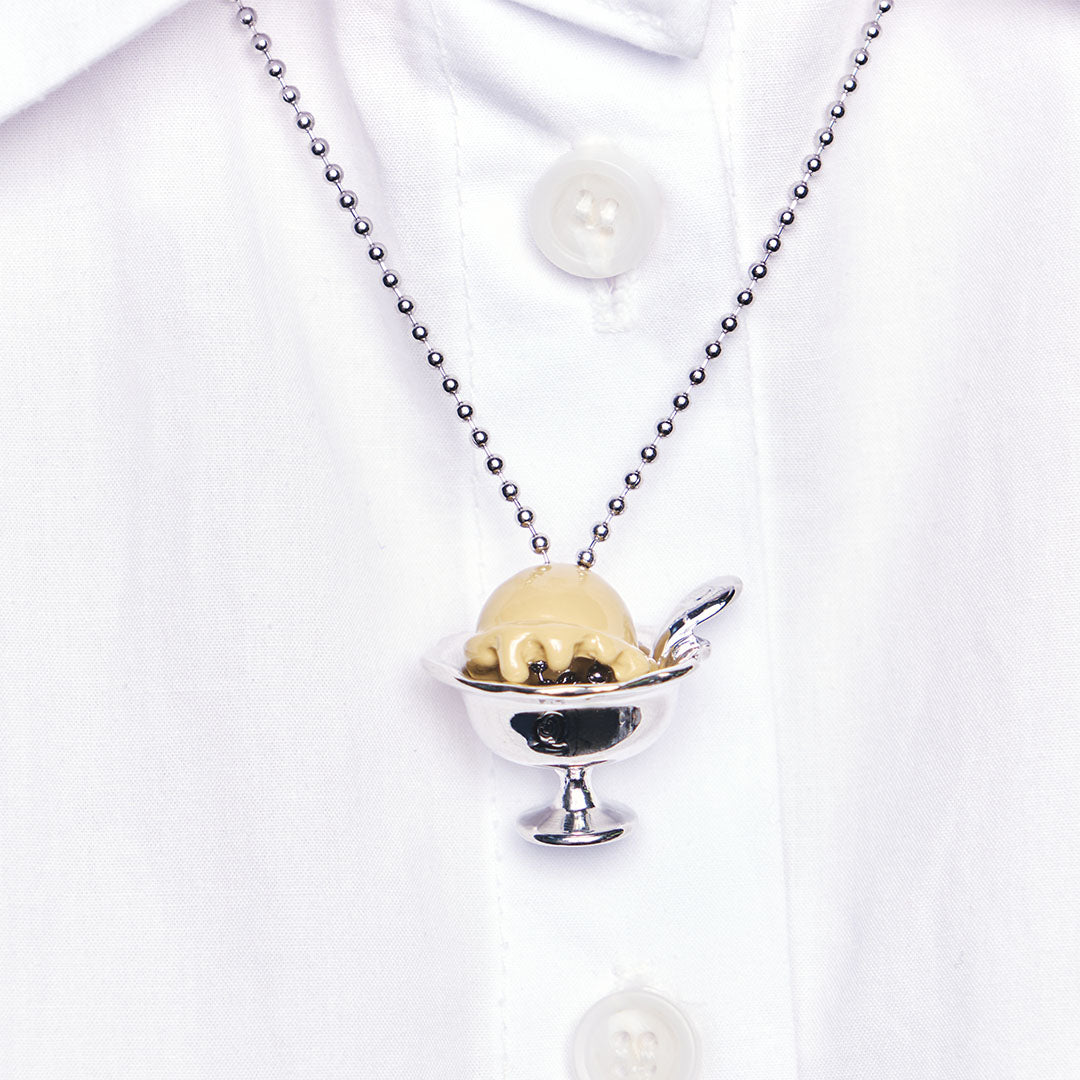 Sundae Cup Charm (Silver)【Japan Jewelry】