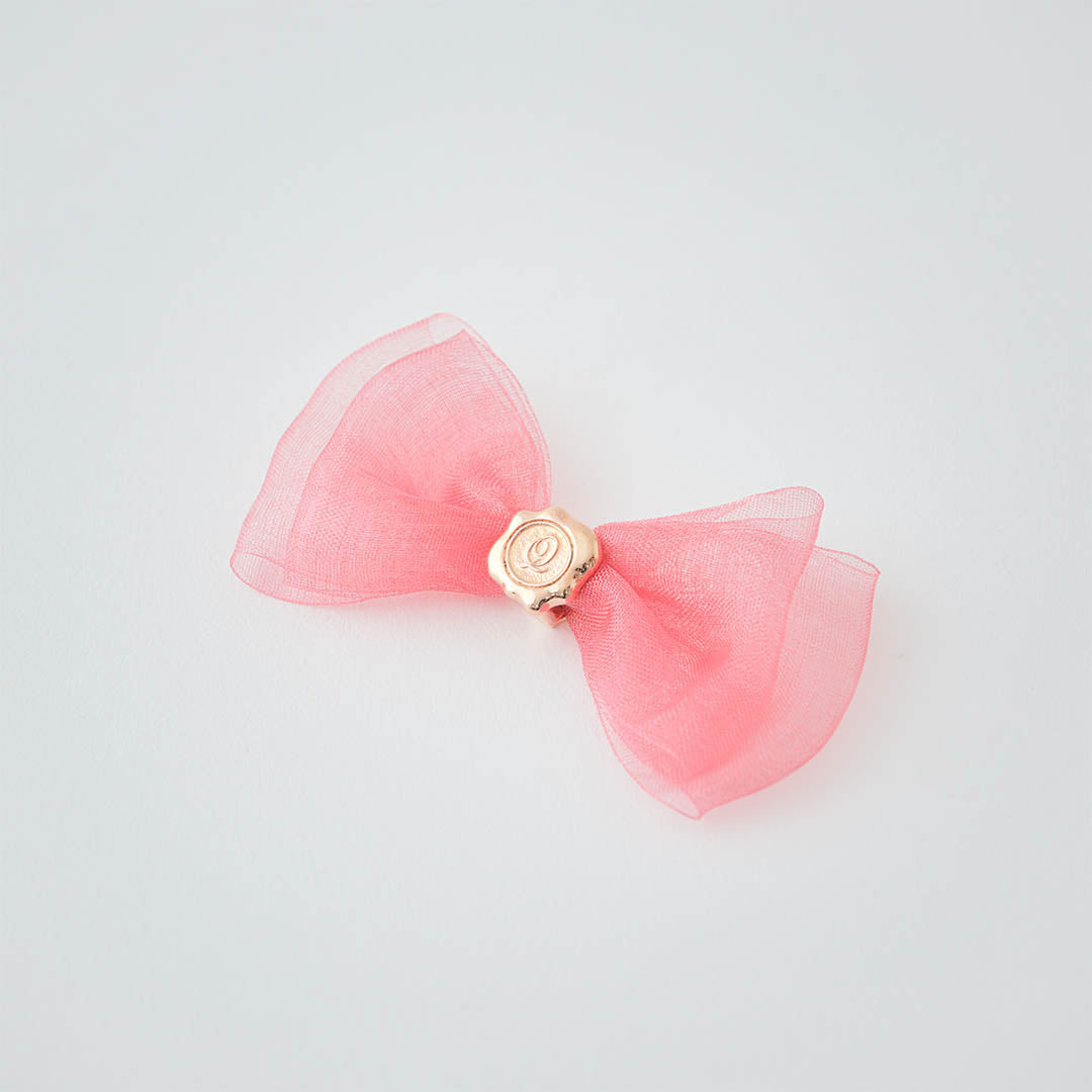 Organdy Ribbon Charm (Cherry Pink)【Japan Jewelry】