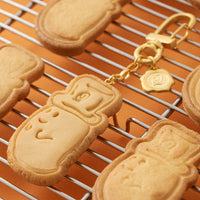 Silk Hat Ghost Fresh-Baked Cookie Key Holder【Japan Jewelry】
