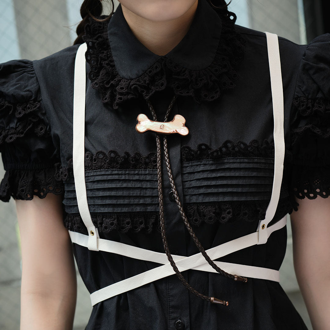 Bone Tie Necklace【Japan Jewelry】