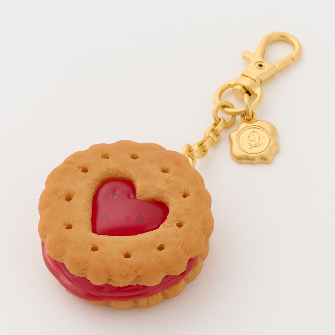 Strawberry Jam Plain Cookie Bag Charm【Japan Jewelry】
