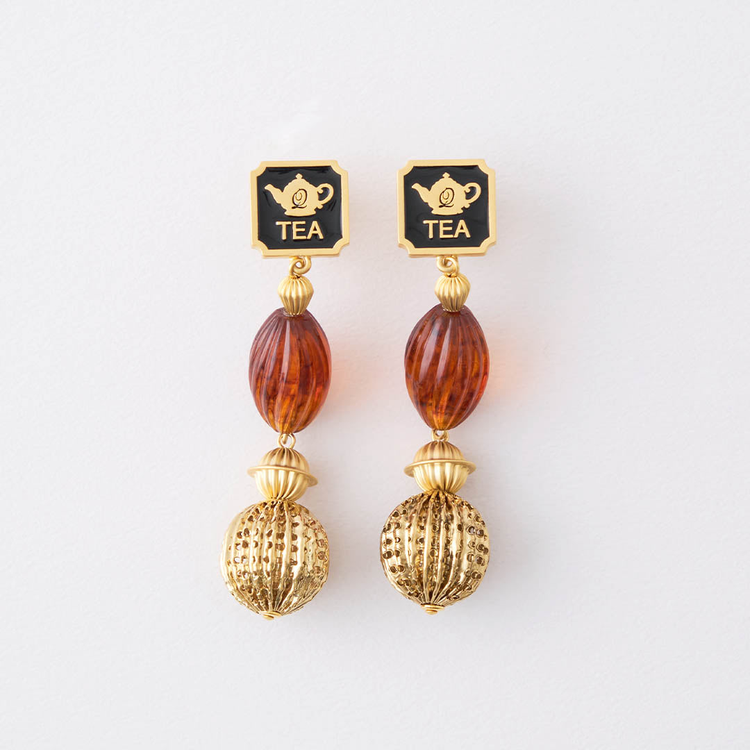 My Cup of Tea Earrings (Pair)【Japan Jewelry】 – Japan Jewelry