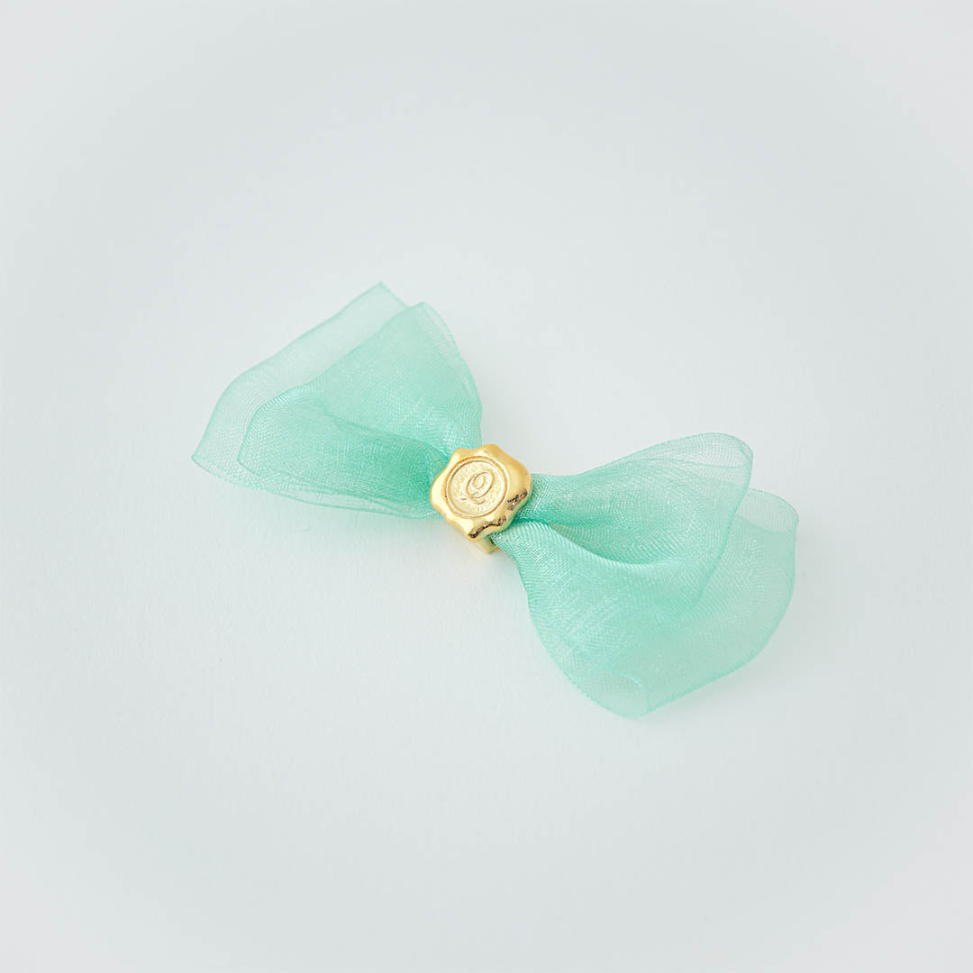 Organdy Ribbon Charm (Light Green)【Japan Jewelry】