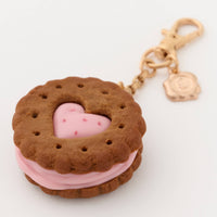 Strawberry Milk Jam Cocoa Cookie Bag Charm【Japan Jewelry】