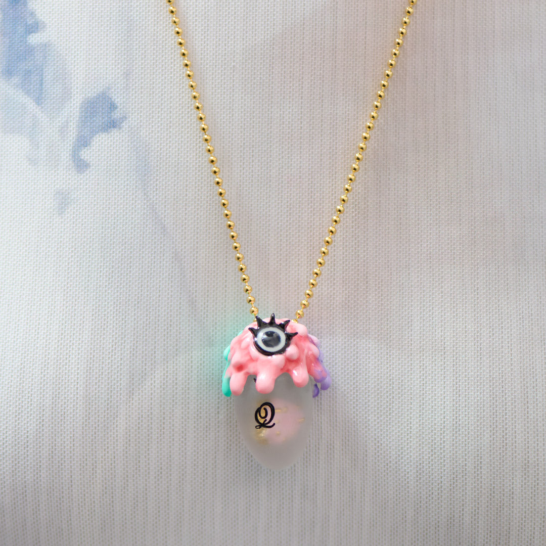 Trick Ghost “Melty Monster” Necklace Set【Japan Jewelry】