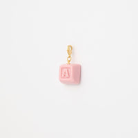 Initial Chocolate Charm (SS)【Japan Jewelry】