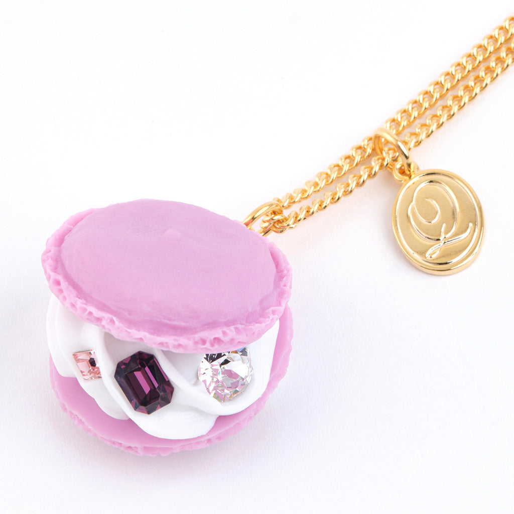 Jewel Blueberry Macaron Necklace【Japan Jewelry】