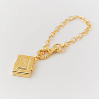 Chocolate Tablet Locket Multiway Chain (Gold)【Japan Jewelry】