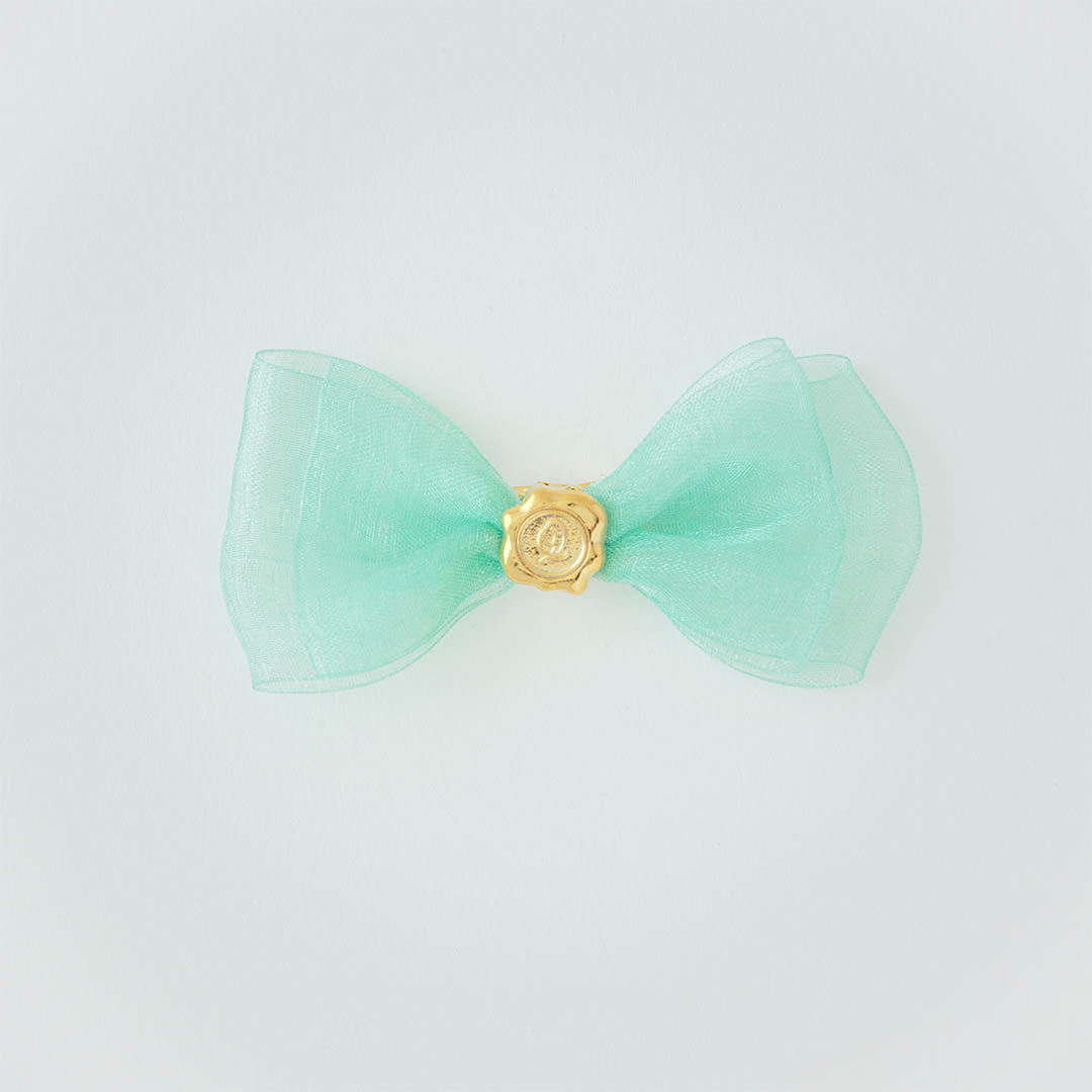 Organdy Ribbon Charm (Light Green)【Japan Jewelry】