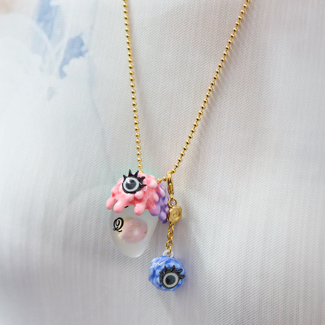 Frosty Blue Melty Monster Charm【Japan Jewelry】