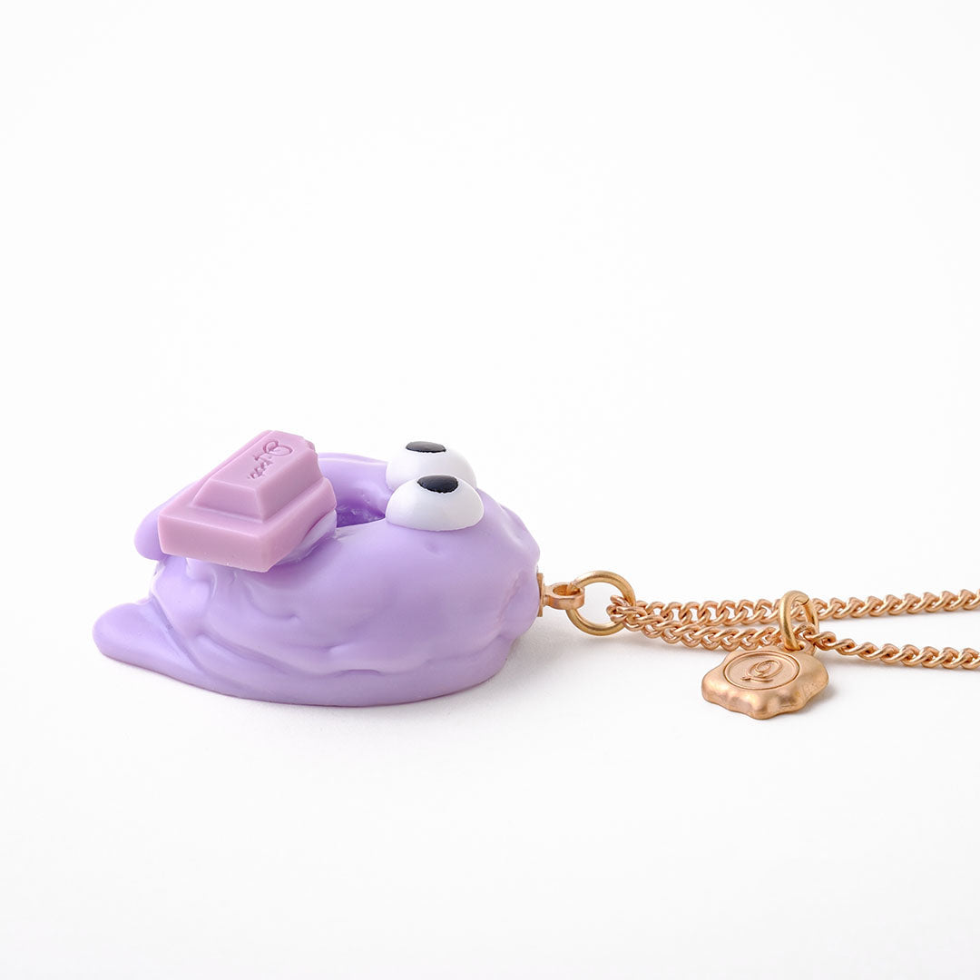 Blueberry Melty Monster Doughnut Necklace【Japan Jewelry】