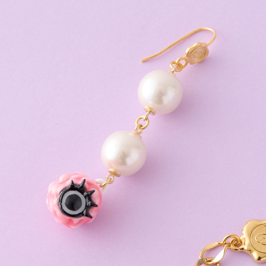 Sweet Pink Melty Monster Pierced Earring (1 PIece)【Japan Jewelry】