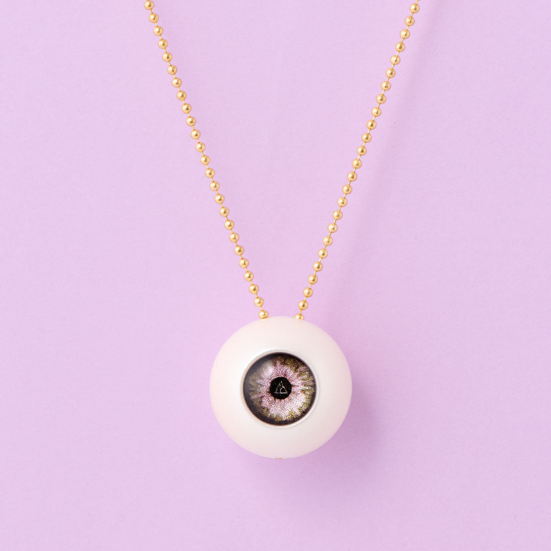 【Poppy Collaboration】Pink Eye Ball Necklace