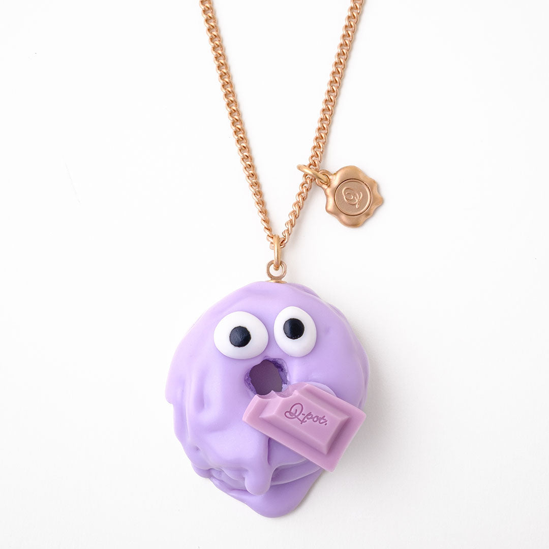 Blueberry Melty Monster Doughnut Necklace【Japan Jewelry】