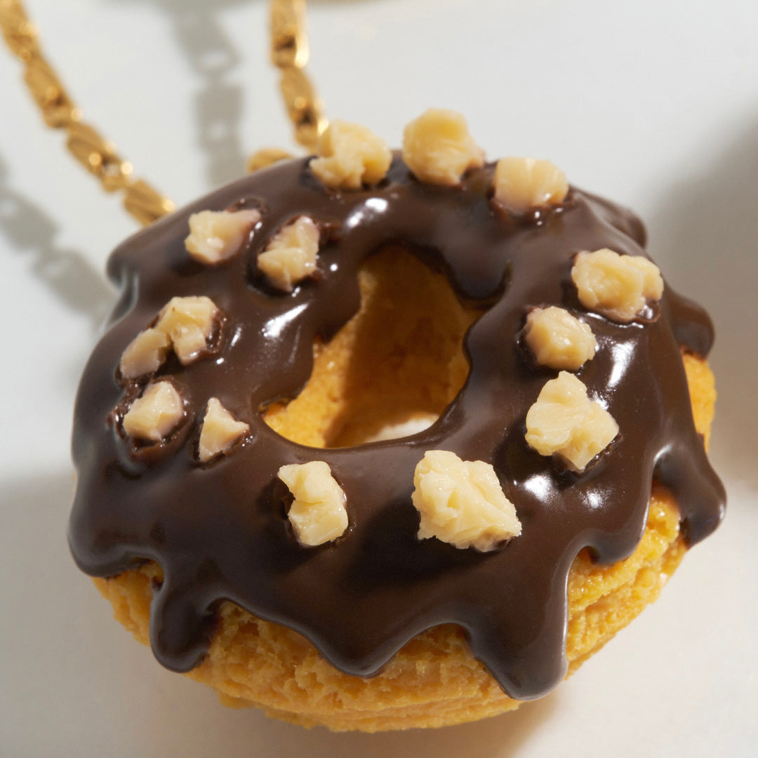 Melty Chocolate Doughnut Necklace【Japan Jewelry】