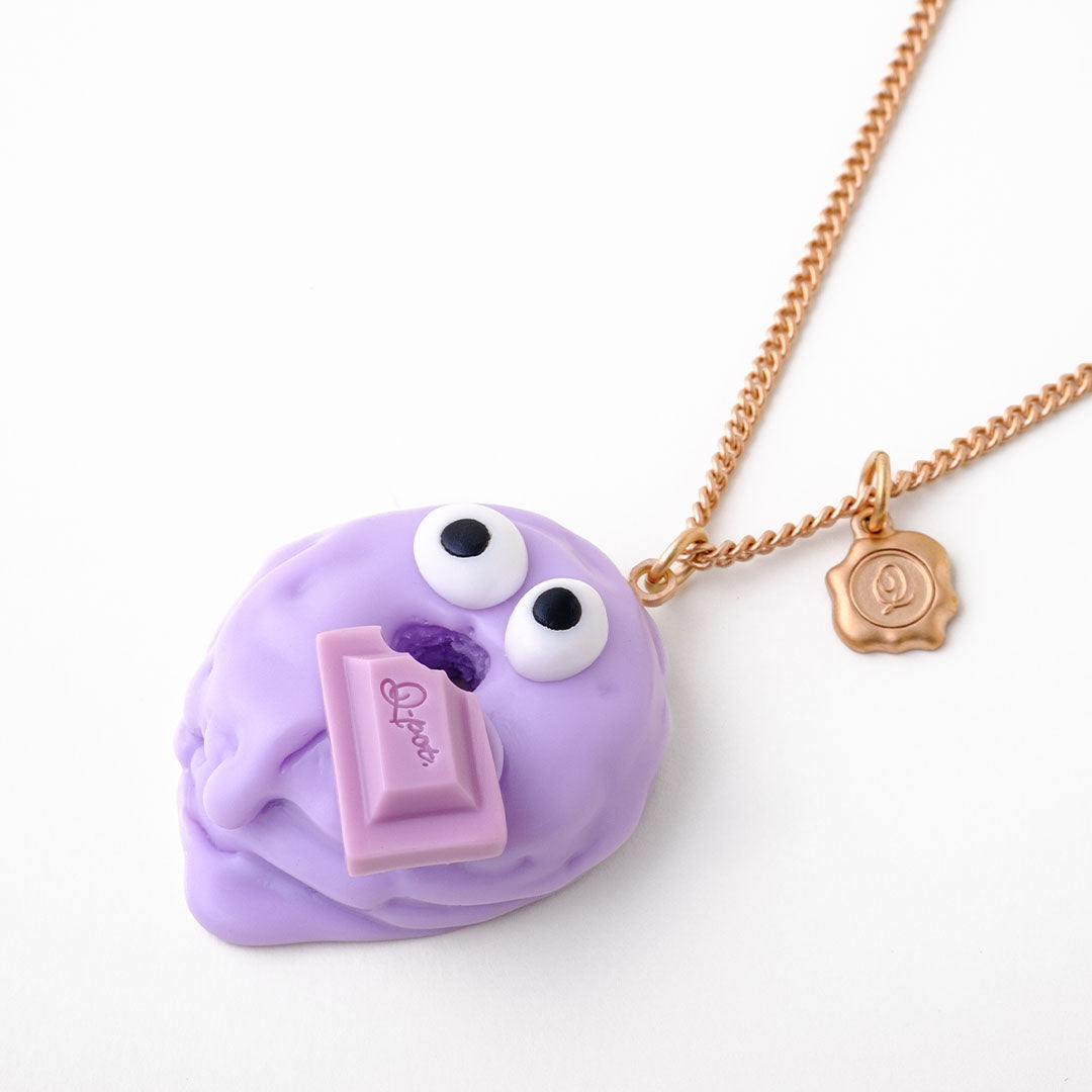 Blueberry Melty Monster Doughnut Necklace【Japan Jewelry】