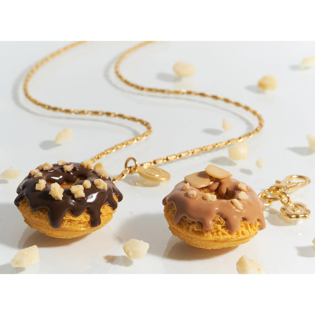 Melty Chocolate Doughnut Necklace【Japan Jewelry】