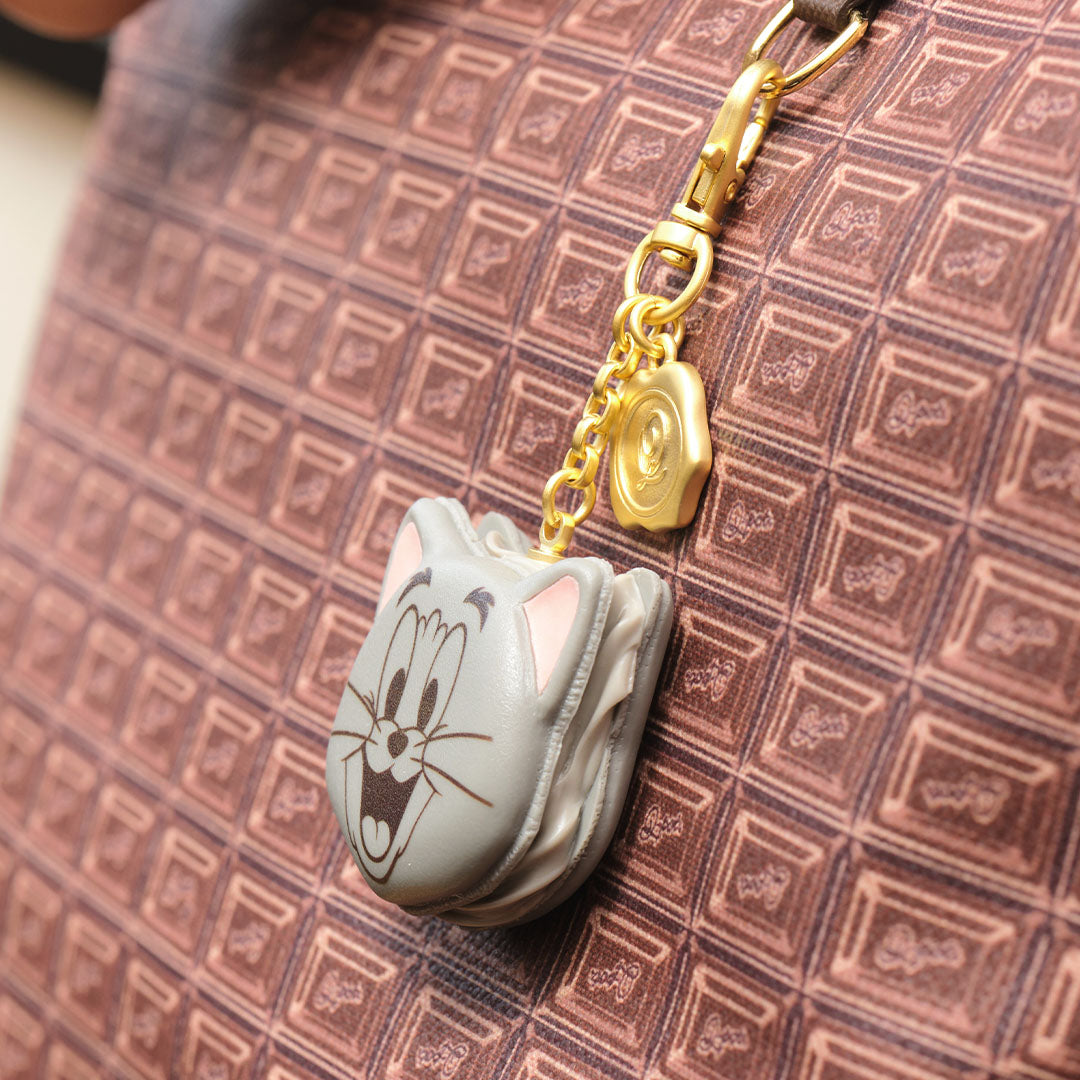 TOM and JERRY Collaboration】TOM/Macaron Bag Charm【Japan Jewelry
