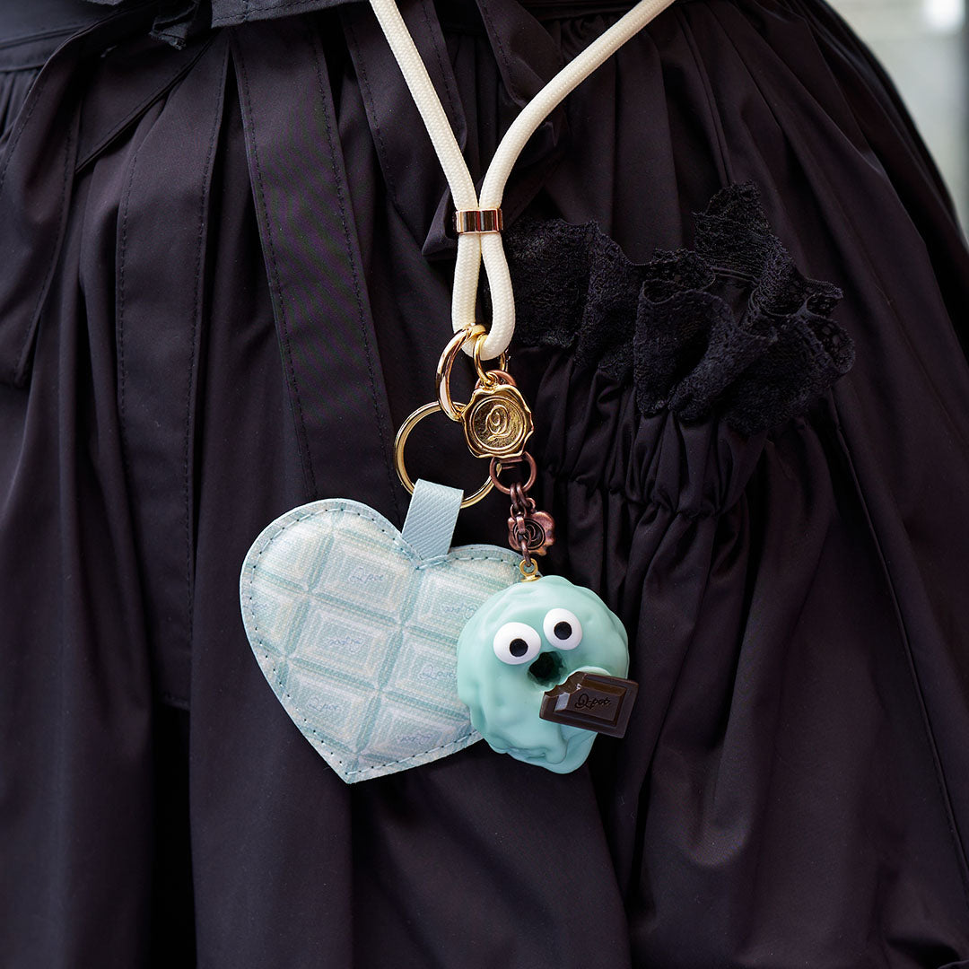 Mint Chocolate Melty Monster Doughnut Bag Charm【Japan Jewelry】