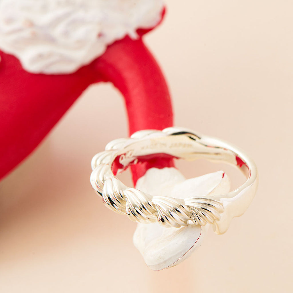 【Silver925】Whipped Cream Round Ring【Japan Jewelry】
