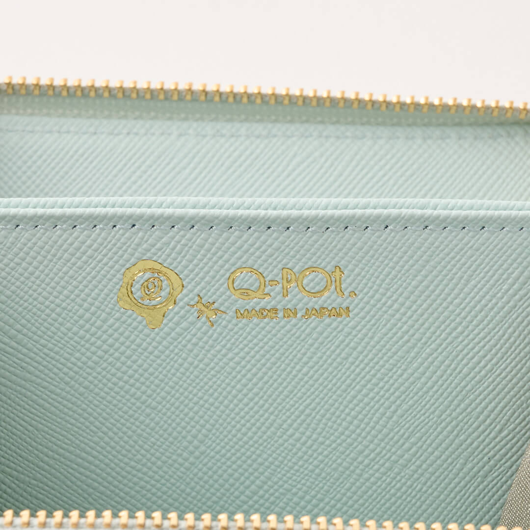 Mint Chocolate Compact Zip Around Wallet【Japan Jewelry】