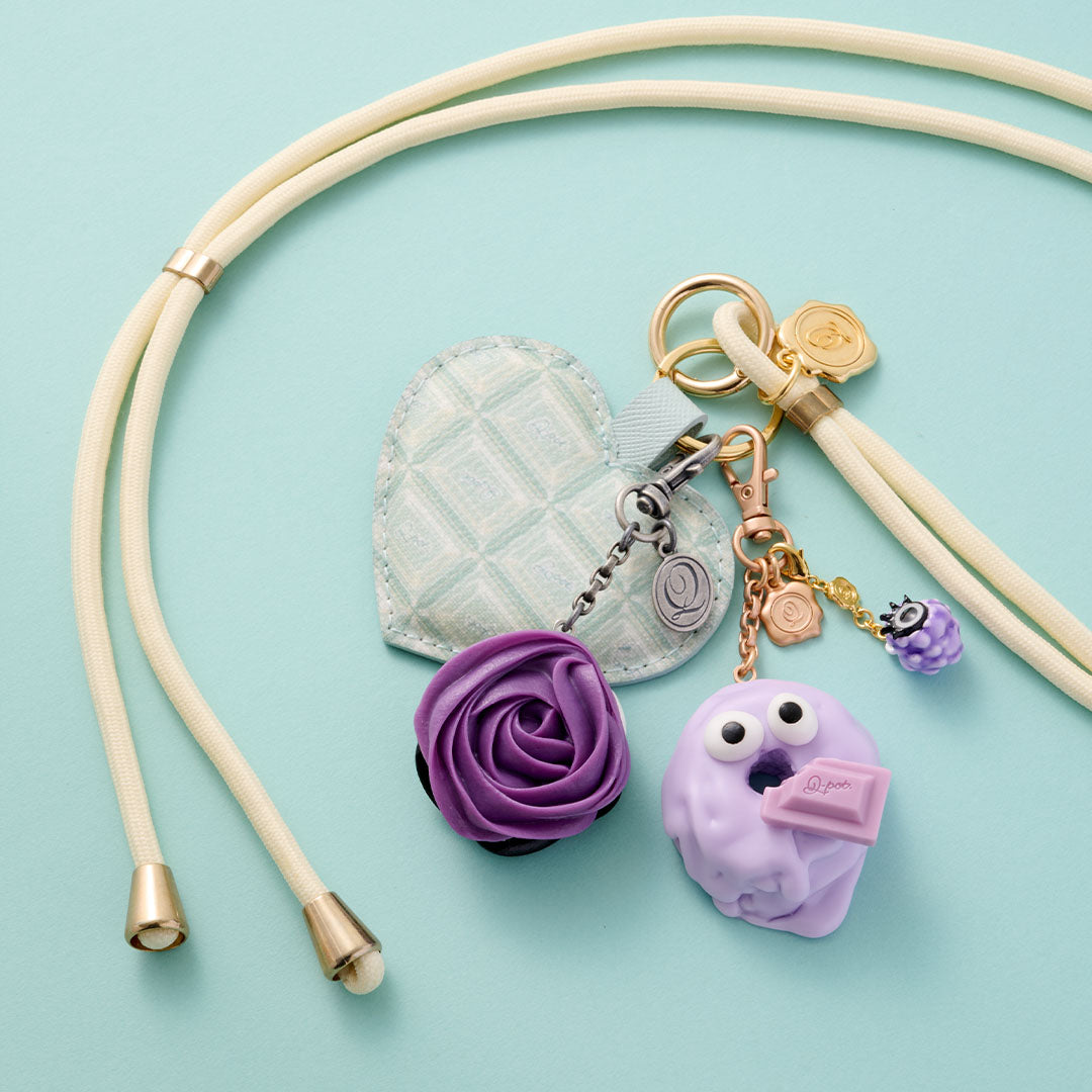 Mint Chocolate Heart Key Ring【Japan Jewelry】