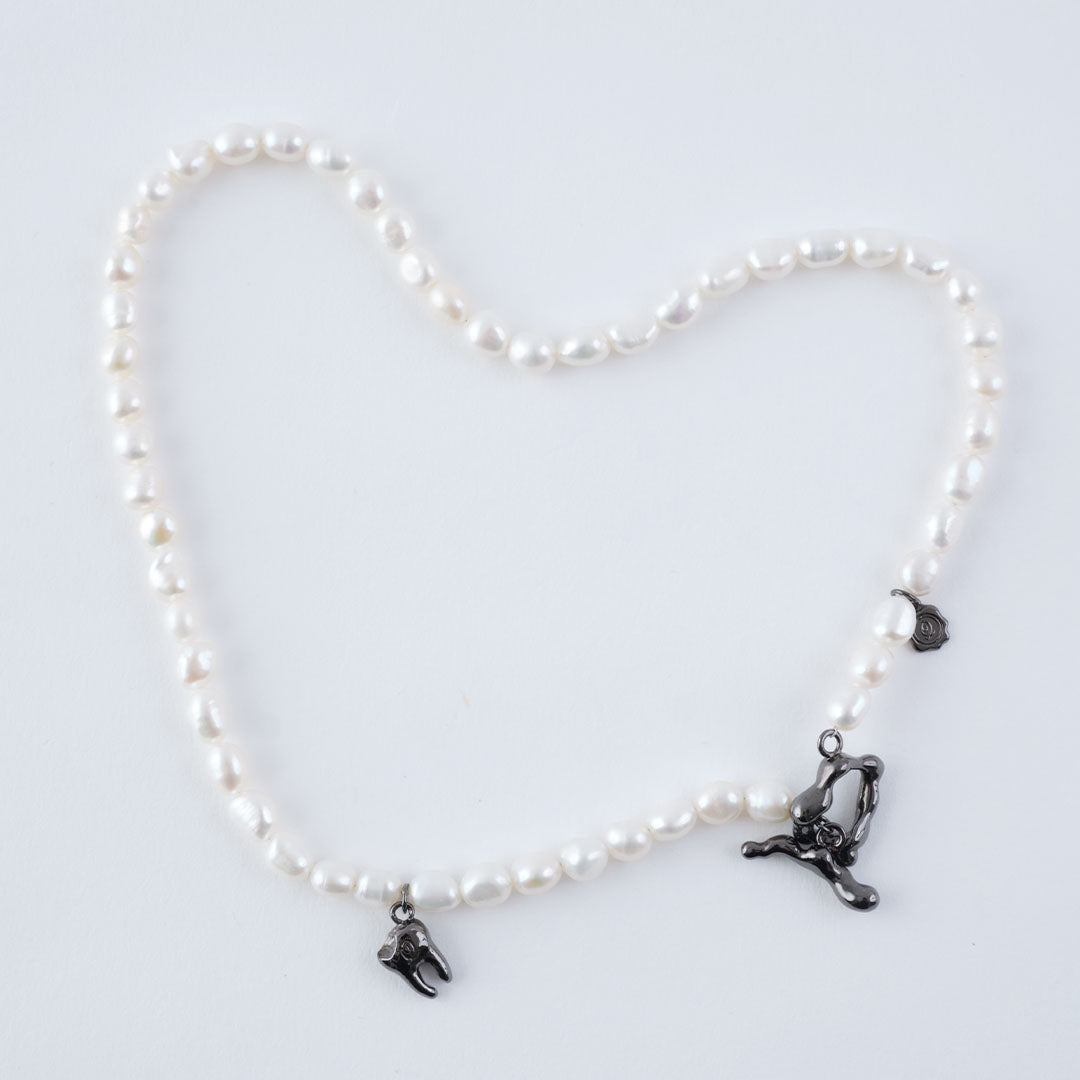 Bad Tooth Baroque Freshwater Pearl Necklace【Japan Jewelry】