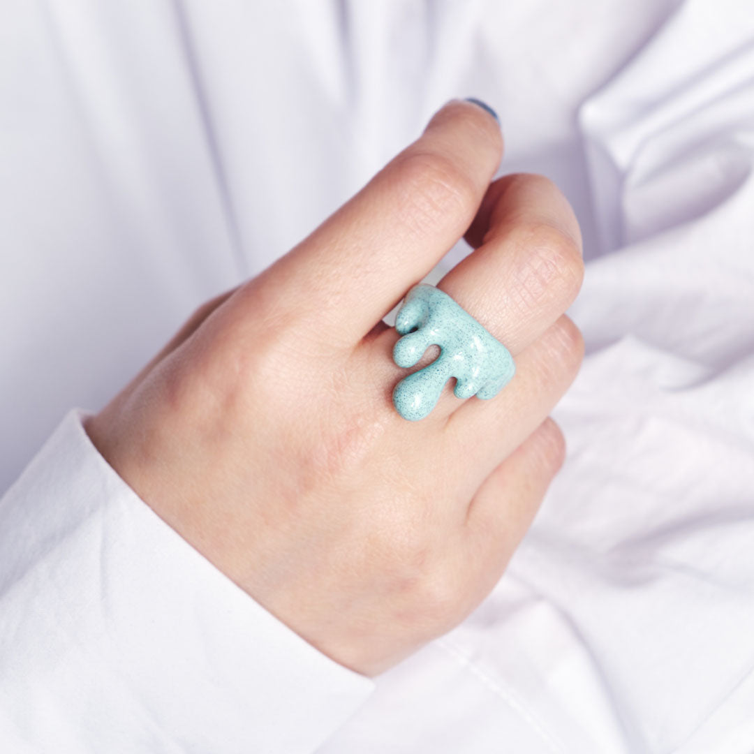 Melt Ring (Mint Chocolate)【Japan Jewelry】