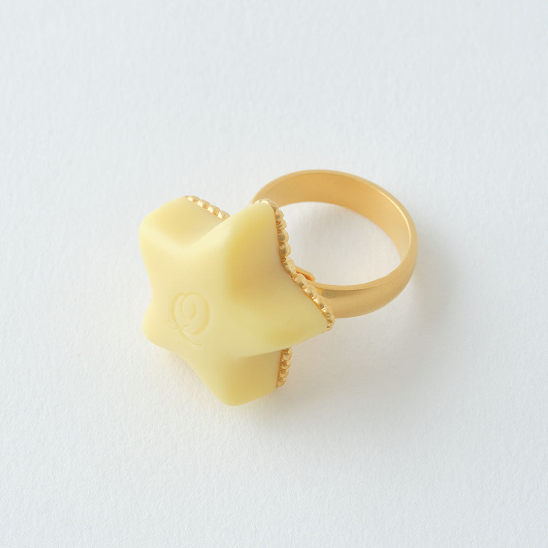 Étoile Chocolat Ring (Light Yellow)【Japan Jewelry】