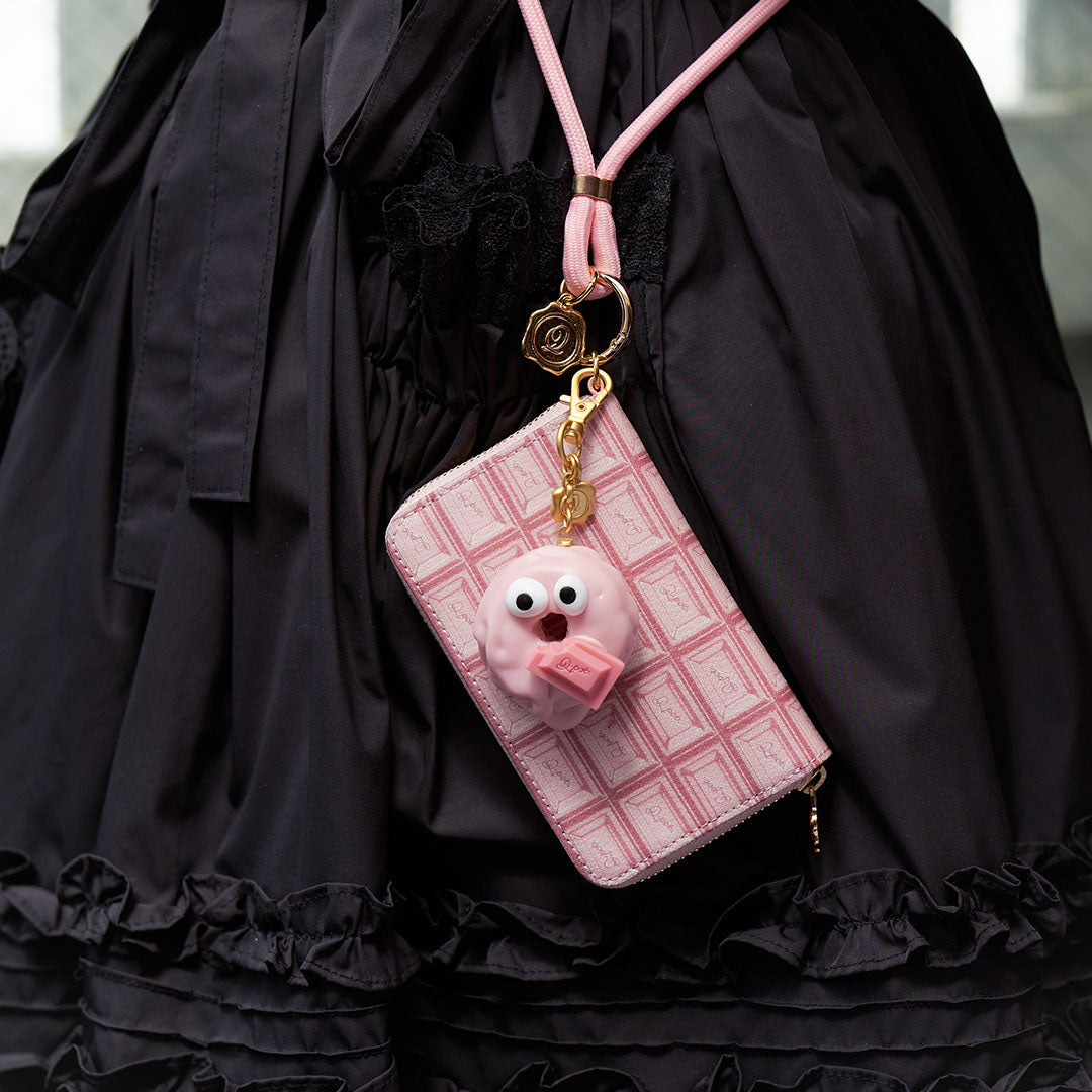 Strawberry Melty Monster Doughnut Bag Charm【Japan Jewelry】