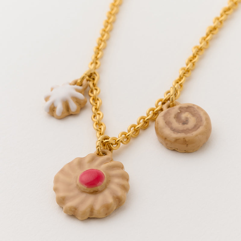Strawberry Jam Cookie Necklace【Japan Jewelry】