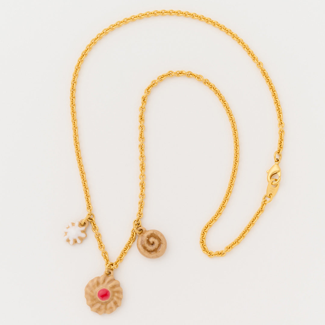 Strawberry Jam Cookie Necklace【Japan Jewelry】